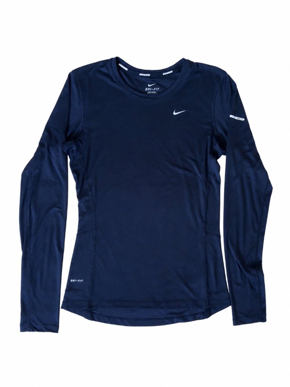 Nike Dri-FIT Black Tailored Running Long Sleeve Top | Size Small